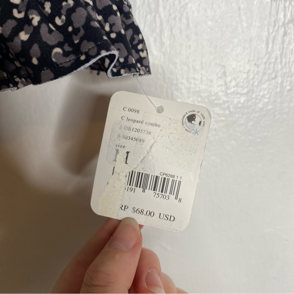 FP Movement Square Neck Plie All Day Sports Bra Leopard Combo Size: M - Picture 6 of 8